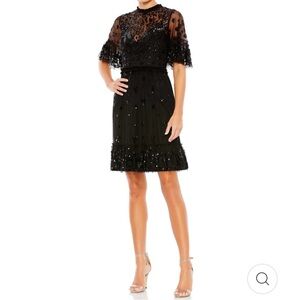 celandine x emily carter sleeveless beaded midi dress Mac Duggal - Pink Floral Embellished Cap Sleeve Column Gown main image 0